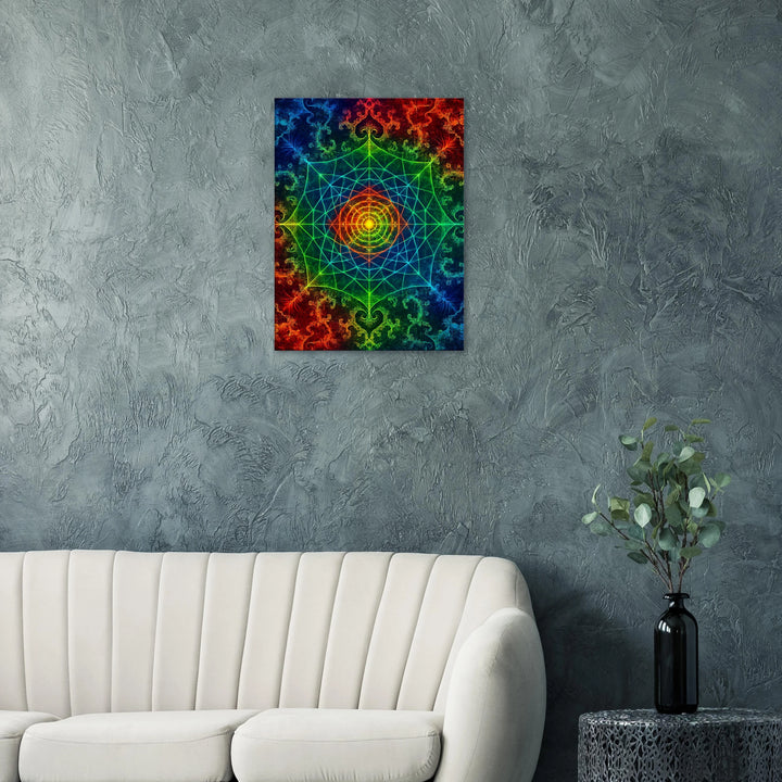 Symmetry Field – Das pulsierende Mandala des Universums - Simpls space print-Print Material