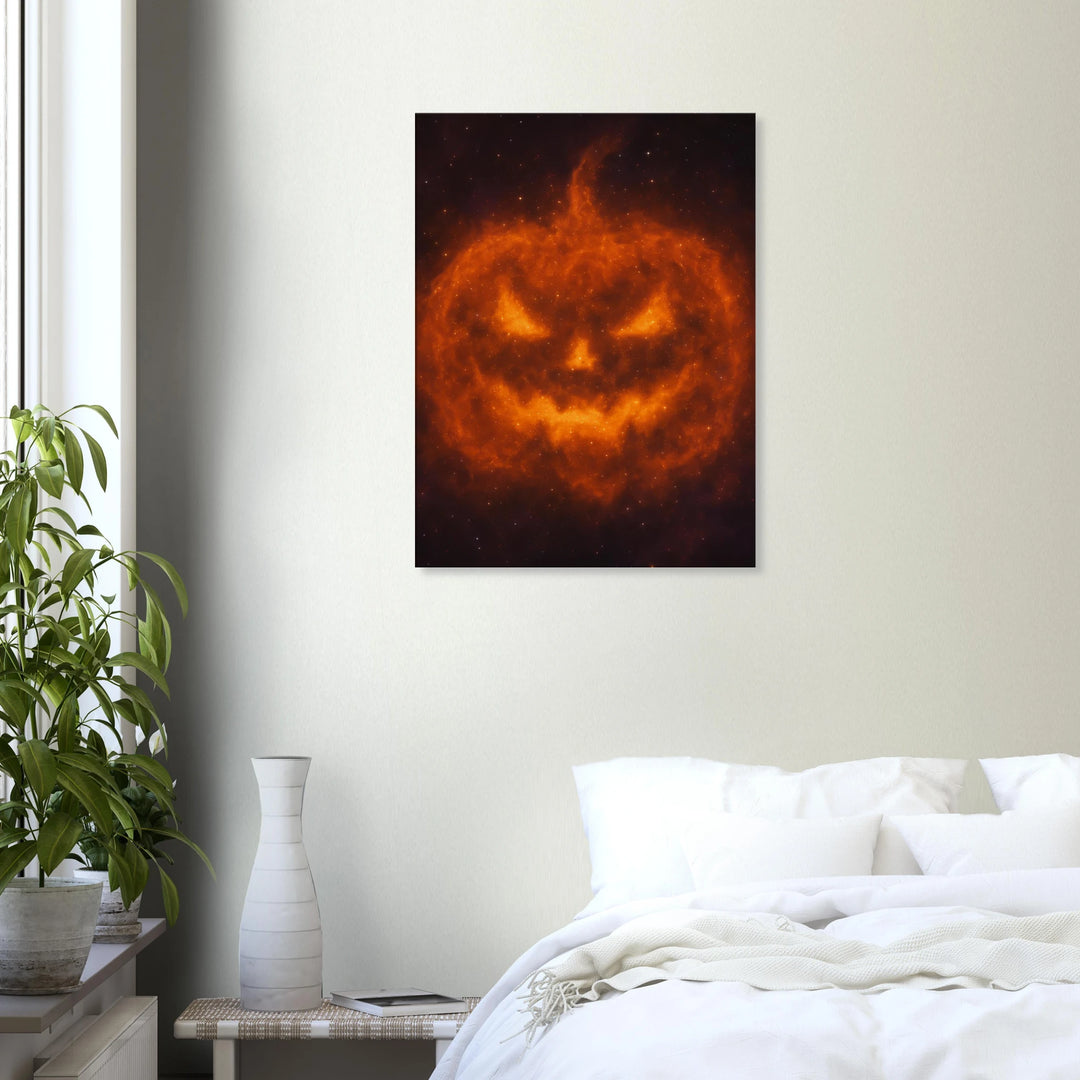 Pumpkin Nebula - Halloween - Simpls space print - Print Material