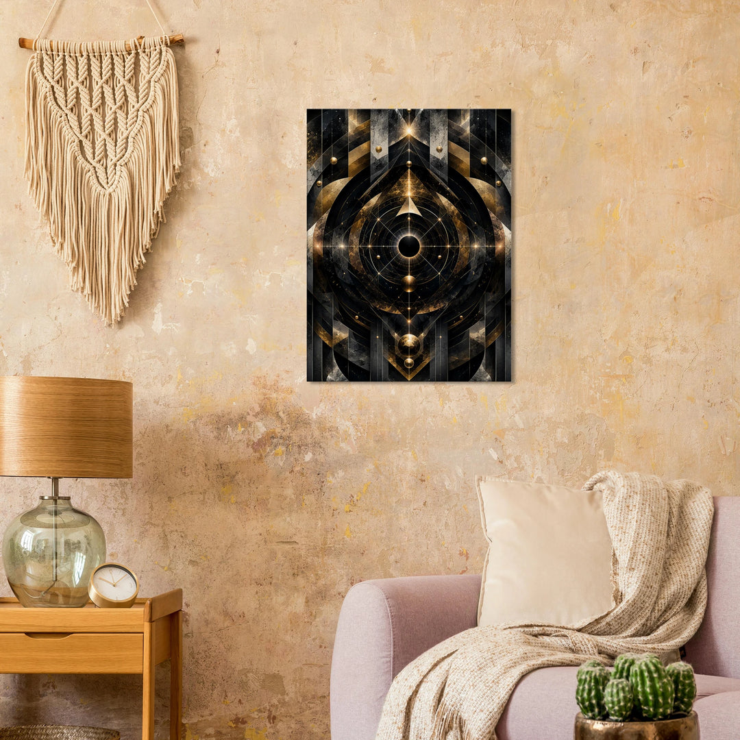 Eventide Engine – Wo kosmische Präzision erwacht - Simpls space print-Print Material