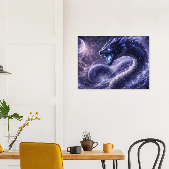 Cosmic Tide Serpent – Der uralte Atem des Universums - Simpls space print-Print Material