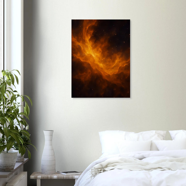 Amber Veil - Simpls space print-Print Material
