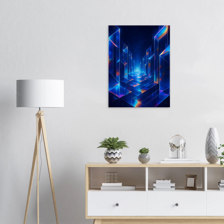 Prism Pathway – Der leuchtende Weg ins Unbekannte - Simpls space print-Print Material