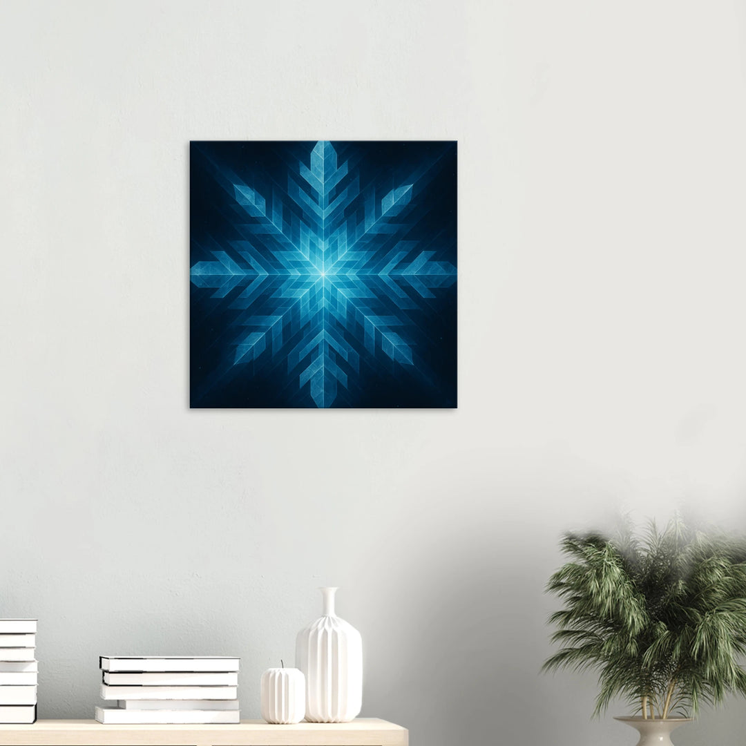 Frozen Geometry – Die stille Ordnung der Ewigkeit - Simpls space print-Print Material