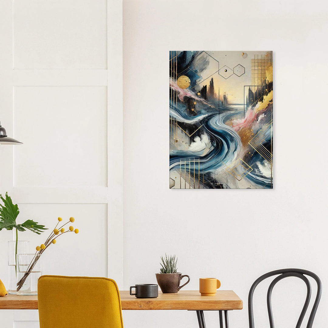Flow – Wo Bewegung zu Stille wird - Simpls space print-Print Material