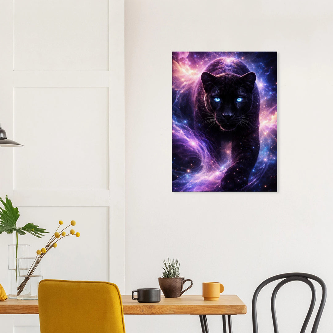 Nebula Panther – Der lautlose Hüter der Galaxie - Simpls space print-Print Material