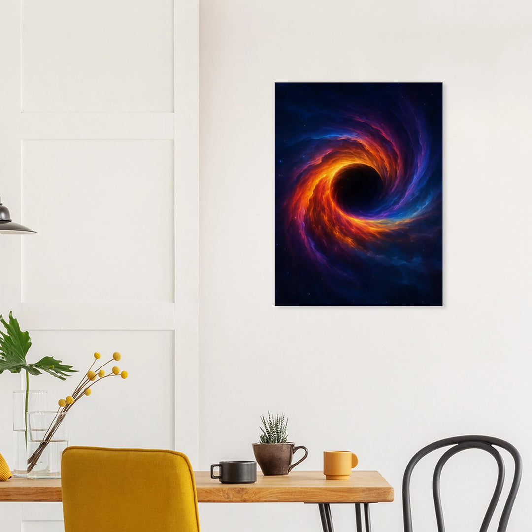 Spectra Collapse – Der Tanz des Lichts im Herzen der Dunkelheit - Simpls space print-Print Material