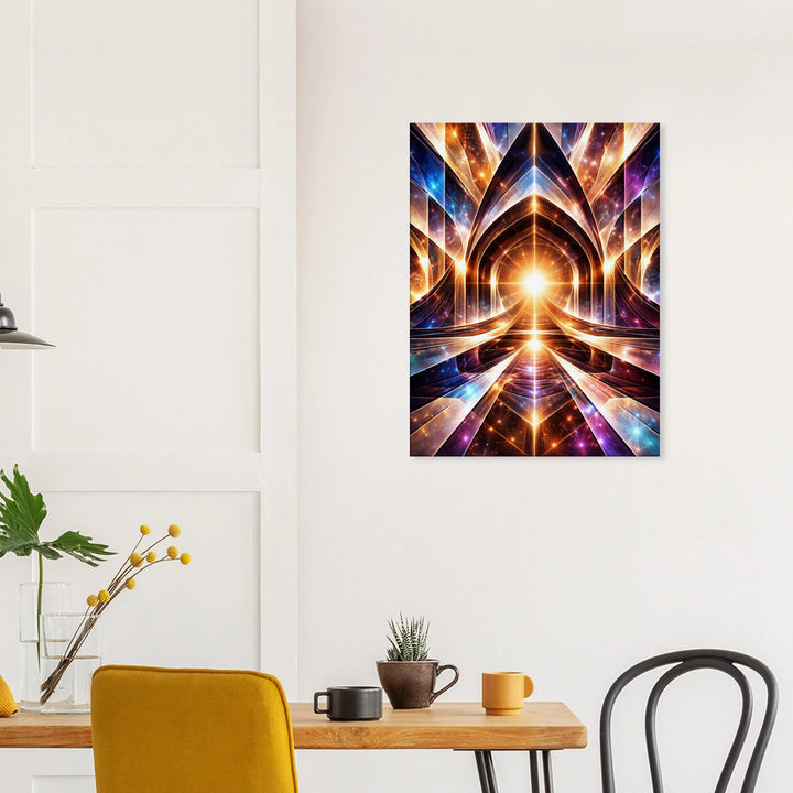 Vector Temple – Das leuchtende Tor zur inneren Dimension - Simpls space print - Print Material