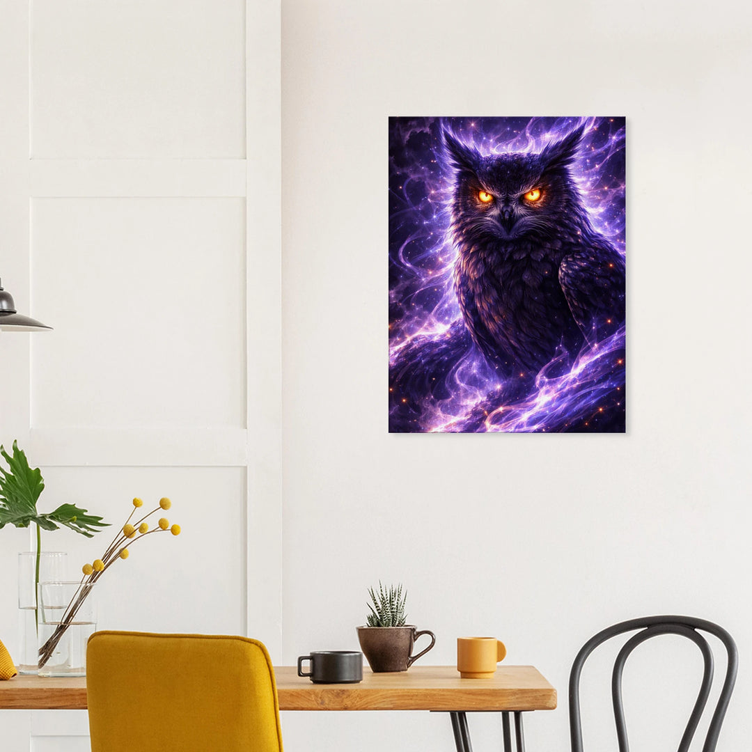 Nocturnal Flame – Das lodernde Licht der Nacht - Simpls space print-Print Material