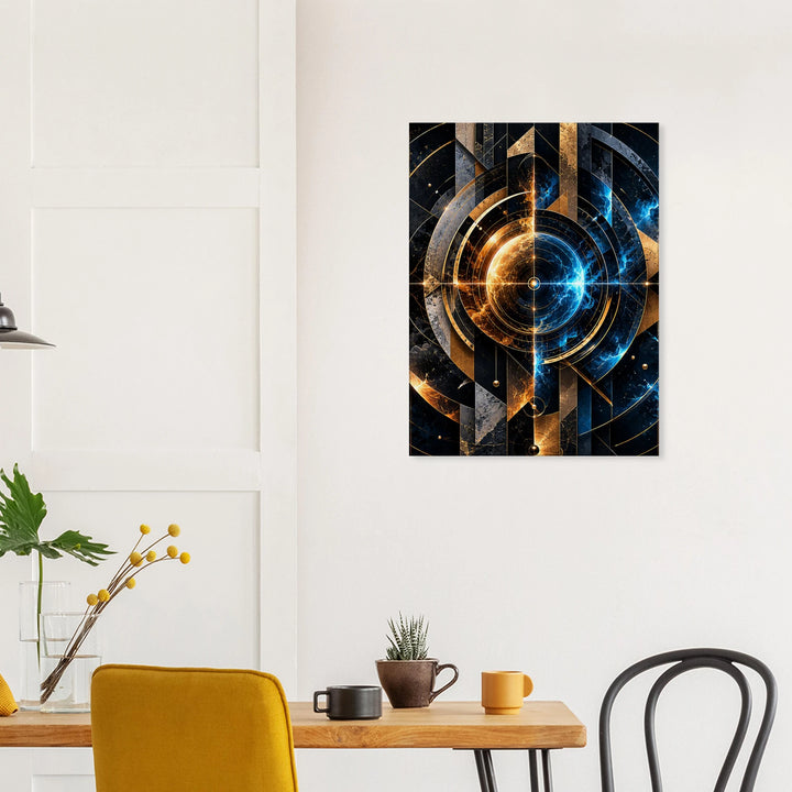 Aehter Komplex – Wo Struktur zu kosmischer Energie wird - Simpls space print-Print Material