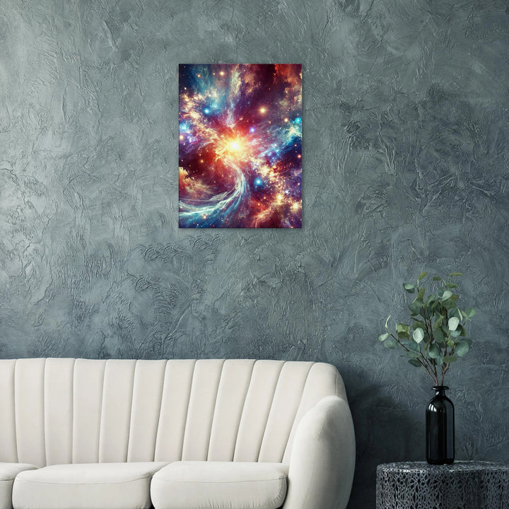 Space Collapse – Das Leuchten zwischen Chaos und Unendlichkeit - Simpls space print-Print Material