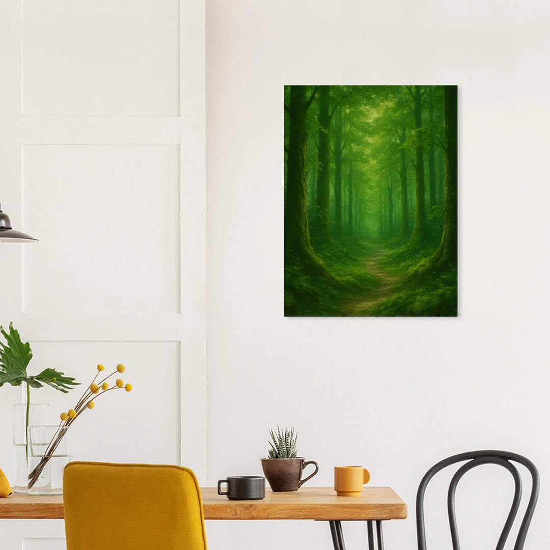 Forest – Der grüne Pfad zur Stille in dir - Simpls space print-Print Material
