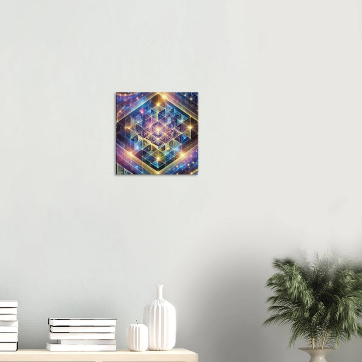 Geometrix - Leinwand - Simpls space print - Print Material