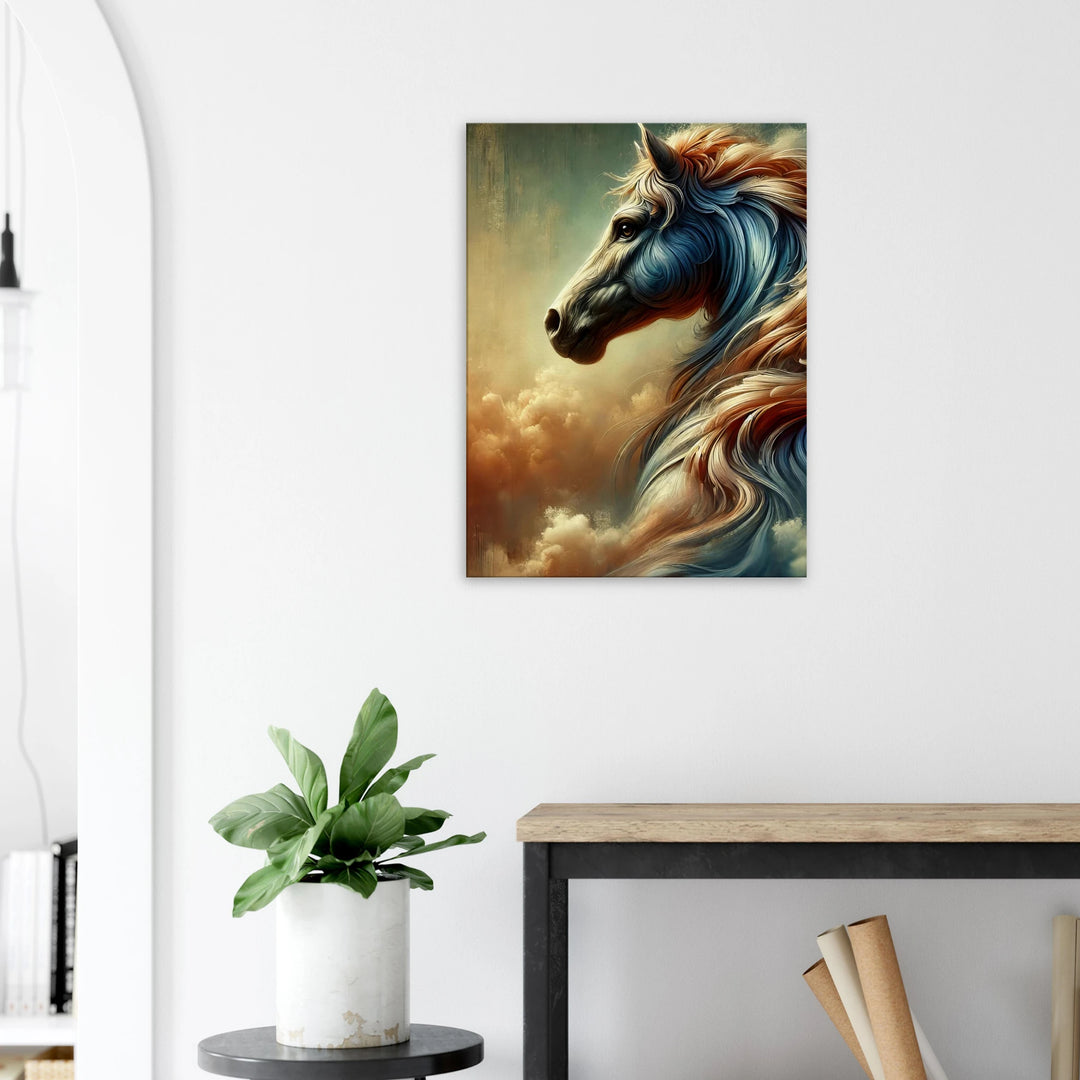 Horse – Die stille Kraft der Freiheit - Simpls space print-Print Material