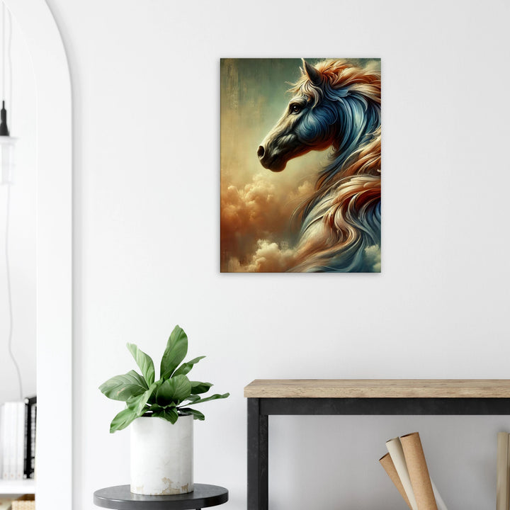 Horse – Die stille Kraft der Freiheit - Simpls space print-Print Material