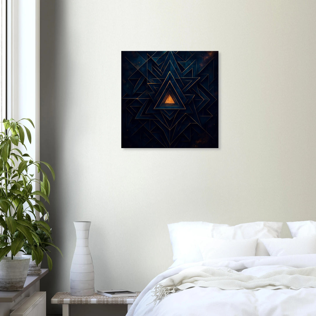 Temple Gate – Das goldene Tor zu deinem Innersten - Simpls space print-Print Material