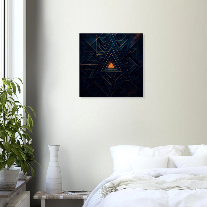 Temple Gate – Das goldene Tor zu deinem Innersten - Simpls space print-Print Material
