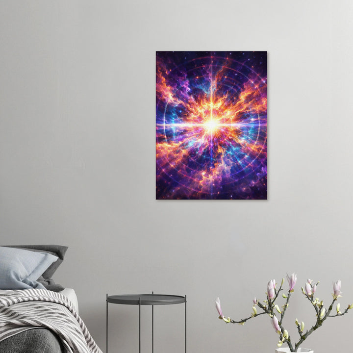 Nova Pulse – Energiegeladene Moderne für stilvolle Wohnräume - Simpls space print-Print Material