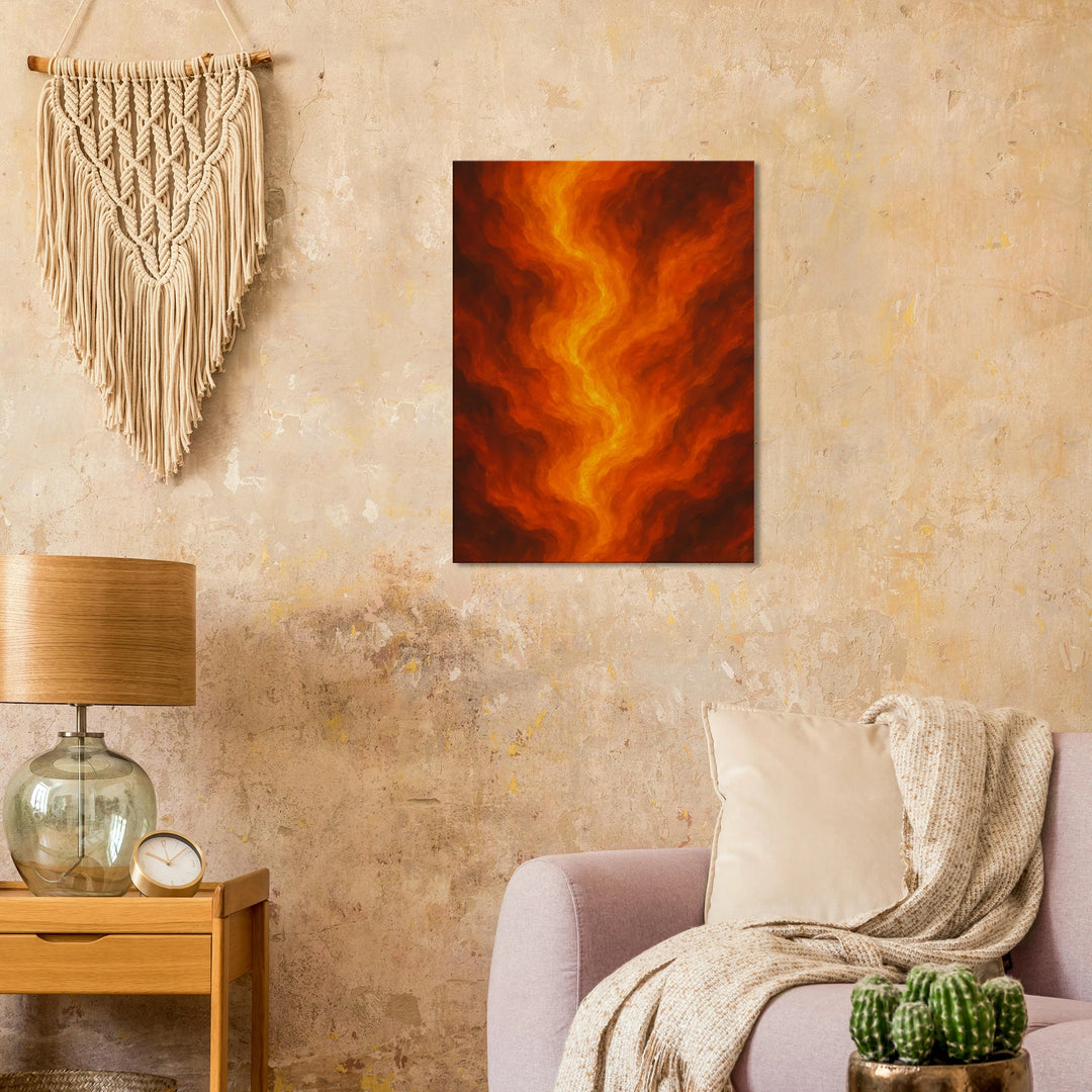 Rising Fire - Simpls space print - Print Material