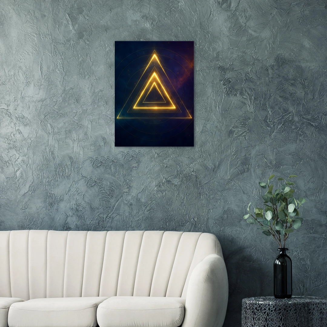 Sacred Triad – Die stille Ordnung hinter allem - Simpls space print-Print Material