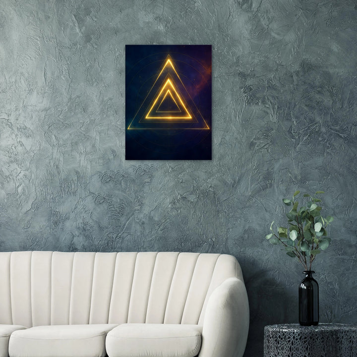 Sacred Triad – Die stille Ordnung hinter allem - Simpls space print-Print Material