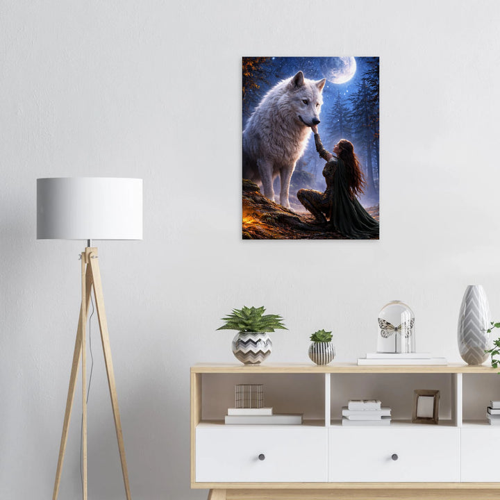 Moonbound Reverence – Die Stille zwischen Herz und Instinkt - Simpls space print - Print Material