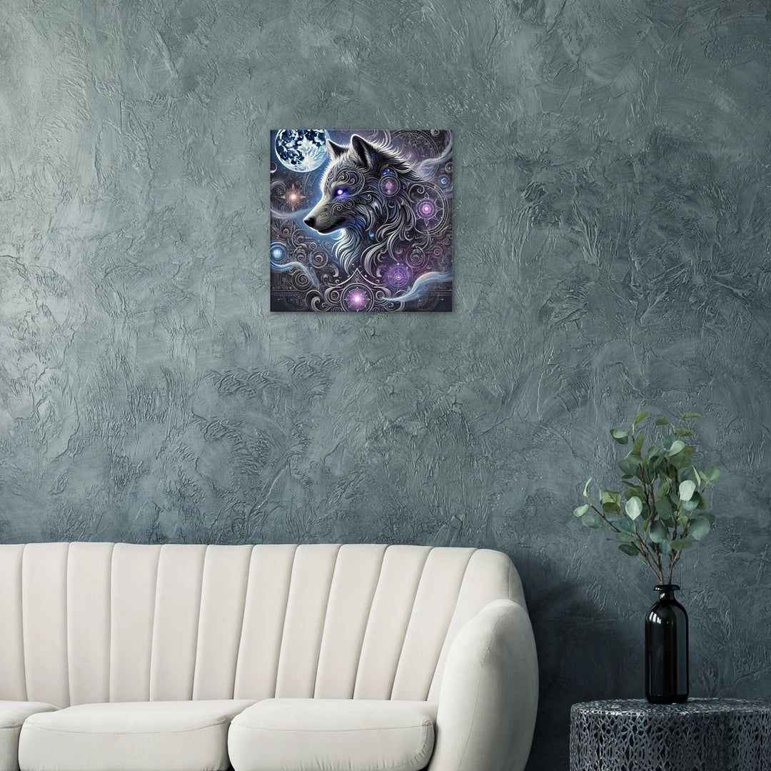 Totem-Wolf Dark Edition - Simpls space print-Print Material
