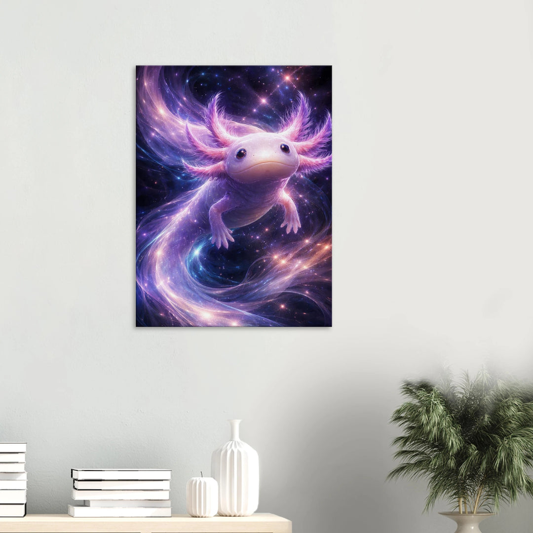 Astrolotl – Der sanfte Wächter der Sternennacht - Simpls space print - Print Material