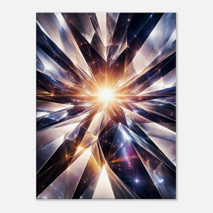 Crystal Plane – Der Moment, in dem Klarheit entsteht - Simpls space print-Print Material