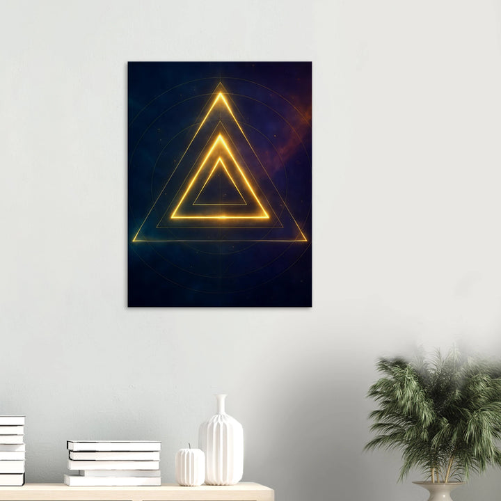 Sacred Triad – Die stille Ordnung hinter allem - Simpls space print-Print Material