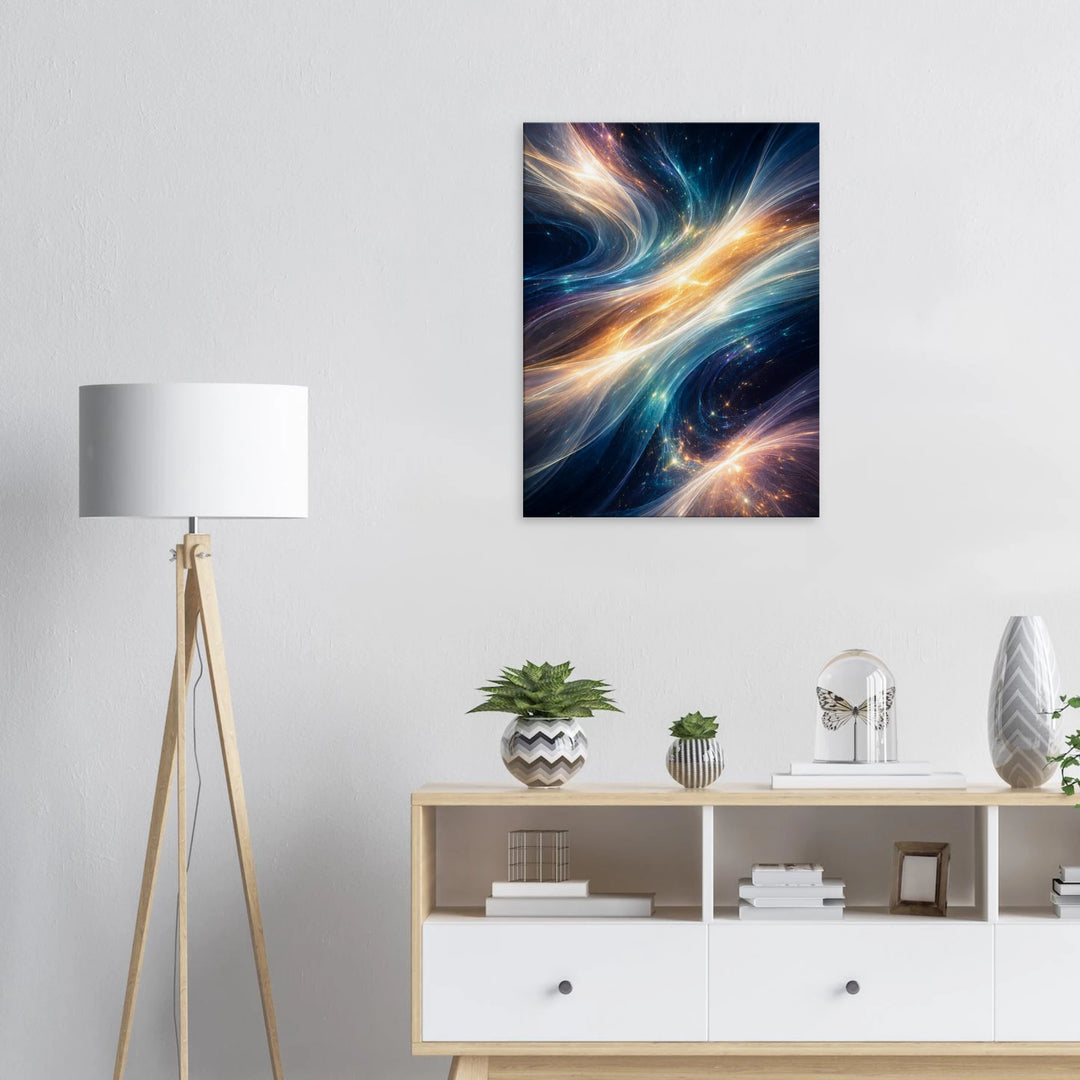 Electric Pulse – Der Moment, in dem Energie lebendig wird - Simpls space print-Print Material