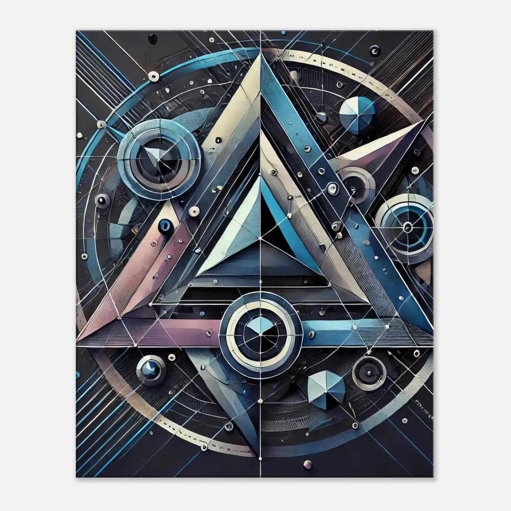 Triangles - Simpls space print - Print Material