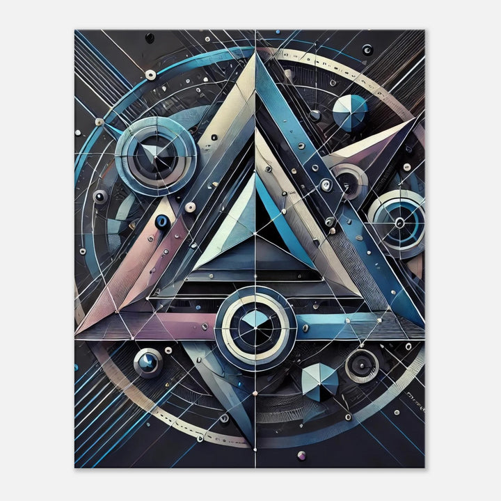 Triangles - Simpls space print - Print Material