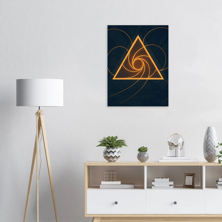 Traid Flux- Die heilige Bewegung der Geometrie - Simpls space print-Print Material