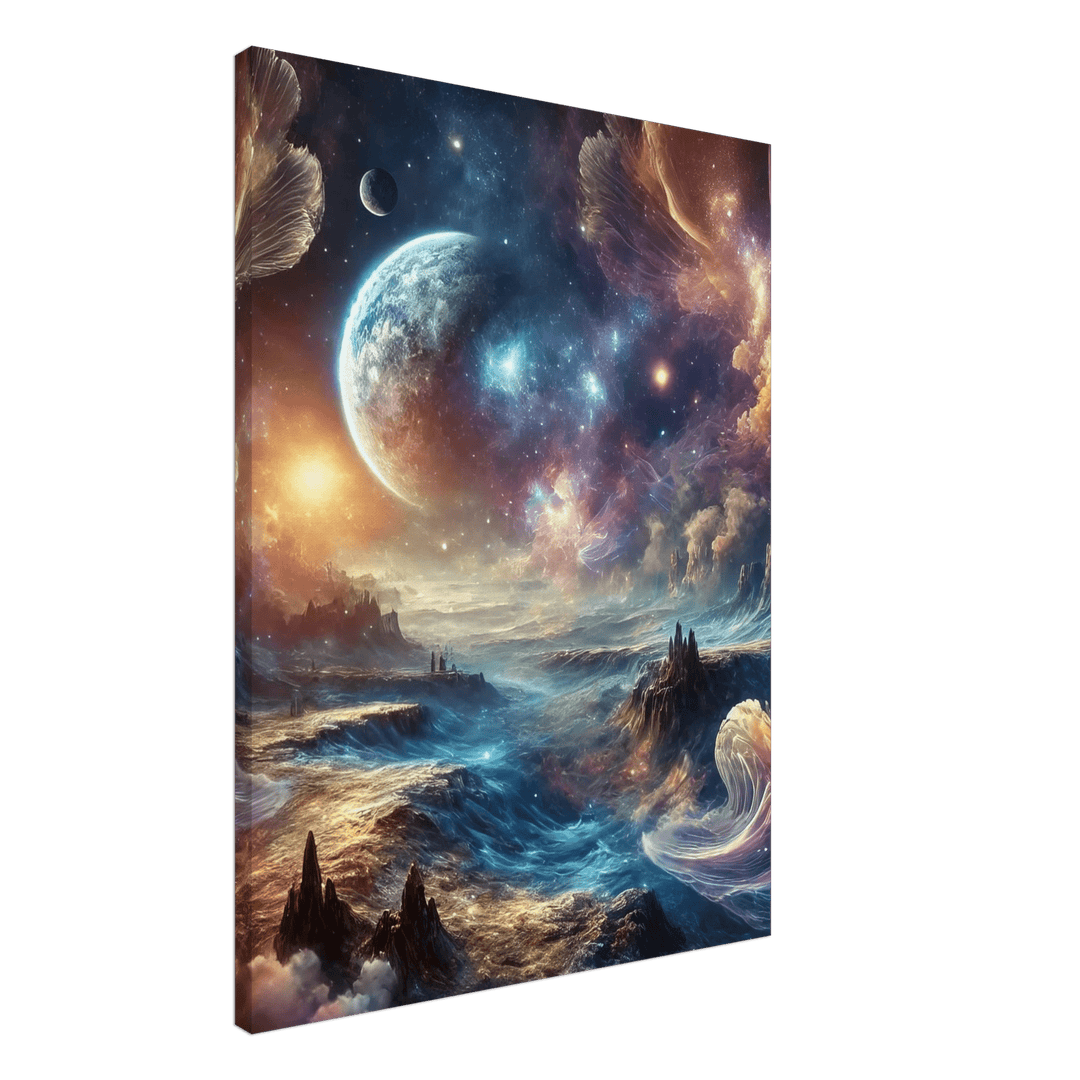Cosmic - Wave - Simpls space print - Print Material