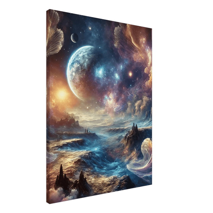 Cosmic - Wave - Simpls space print - Print Material
