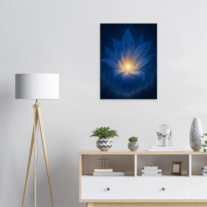 Graviton Bloom – Die stille Geburt des Lichts - Simpls space print-Print Material