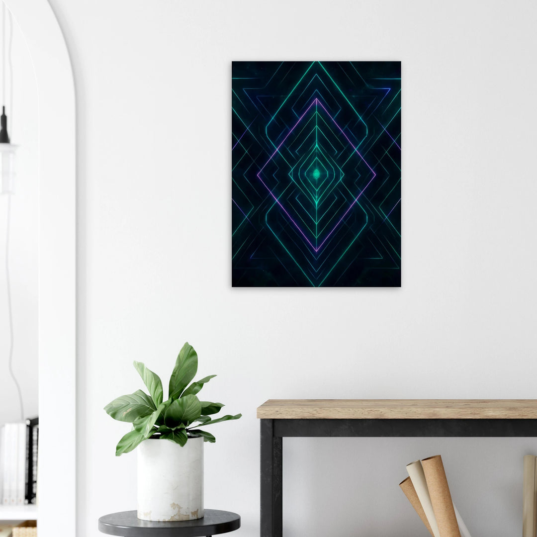 Quantum Veil – Das unsichtbare Tor zwischen den Welten - Simpls space print-Print Material