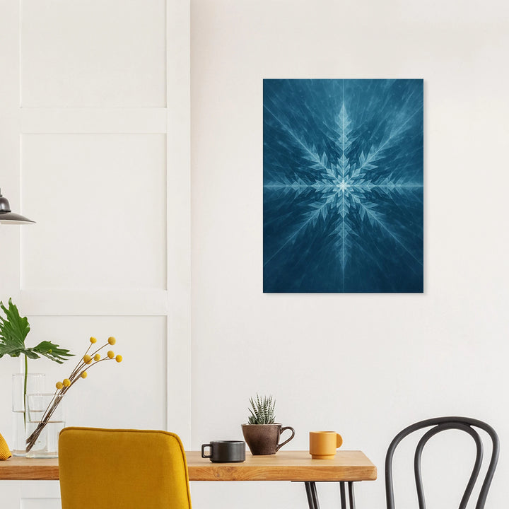 Fractal Blizzard - Simpls space print - Print Material