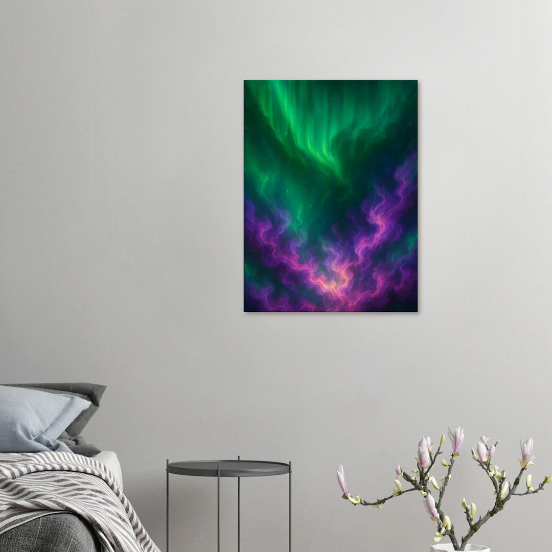 Aurora Awakening – wenn der Himmel zu träumen beginnt - Simpls space print-Print Material