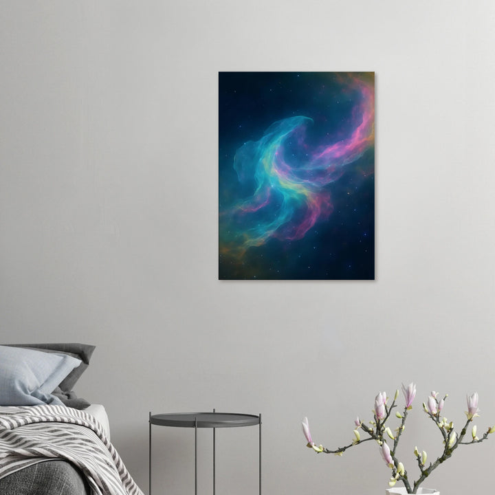 Astral Mirage – Wo Träume durch das Universum tanzen - Simpls space print-Print Material