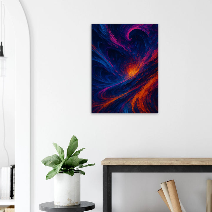 Nebula Infernal – Das lodernde Herz des Kosmos - Simpls space print-Print Material