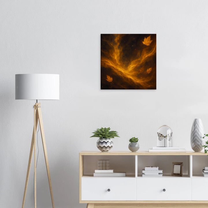 Aurelia Drift – Wenn Blätter wie Sterne durch Träume segeln - Simpls space print-Print Material