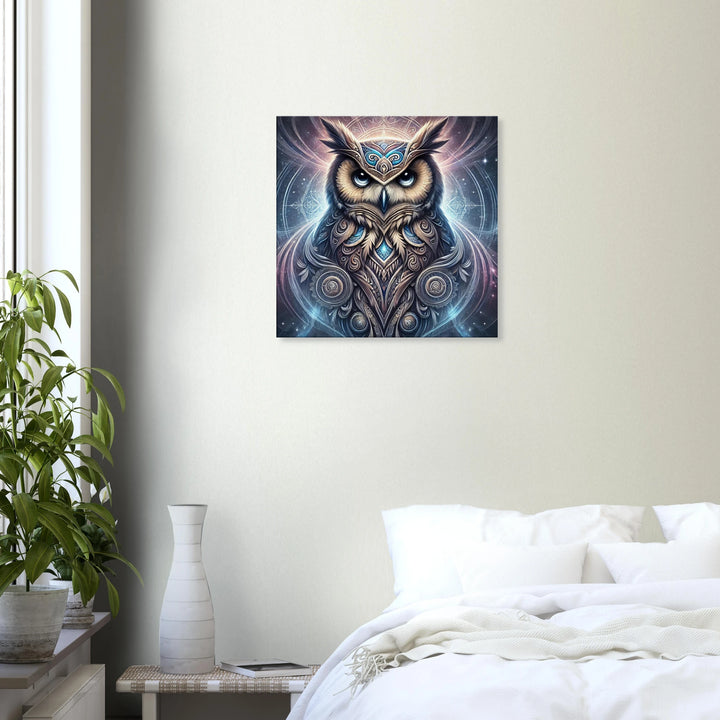 Totem Eule – Hüterin der Weisheit und leisen Magie - Simpls space print-Print Material