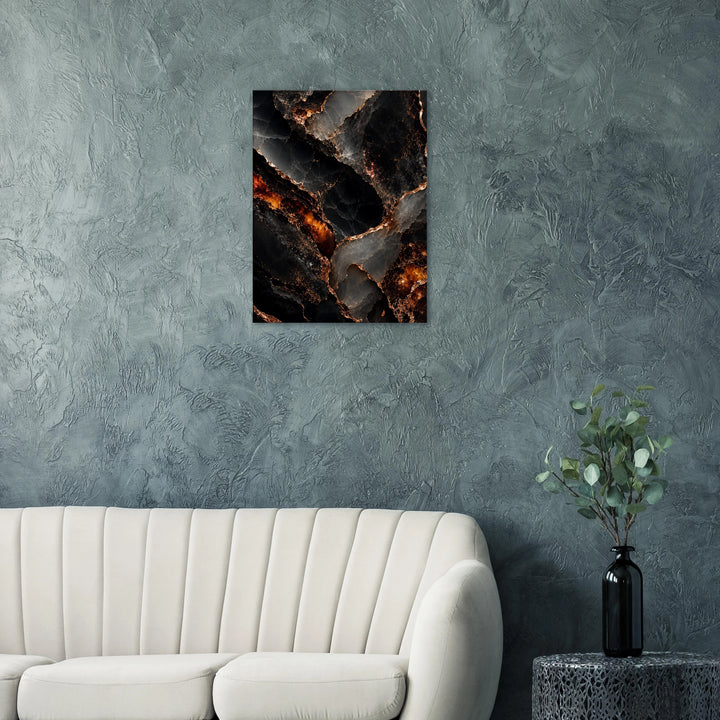Obsidian Bloom – Wo Dunkelheit edel aufbricht - Simpls space print-Print Material