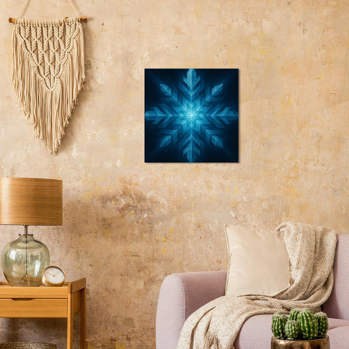 Frozen Geometry – Die stille Ordnung der Ewigkeit - Simpls space print-Print Material