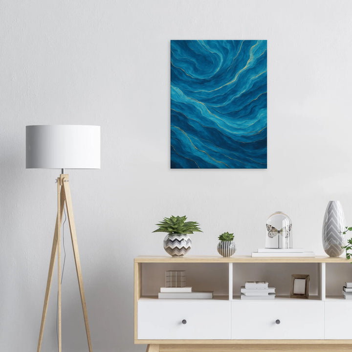 Lapis Tides – Die leise Melodie des fließenden Lichts - Simpls space print-Print Material