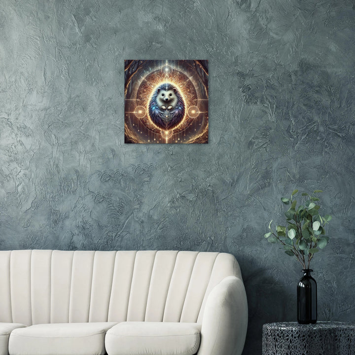 Totem Igel – Licht der Sanftheit in einer lauten Welt - Simpls space print-Print Material