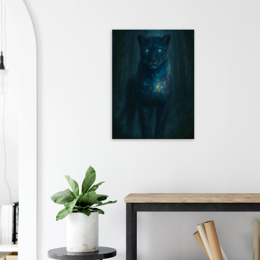 Astral Panther - Leinwand - Simpls space print - Print Material
