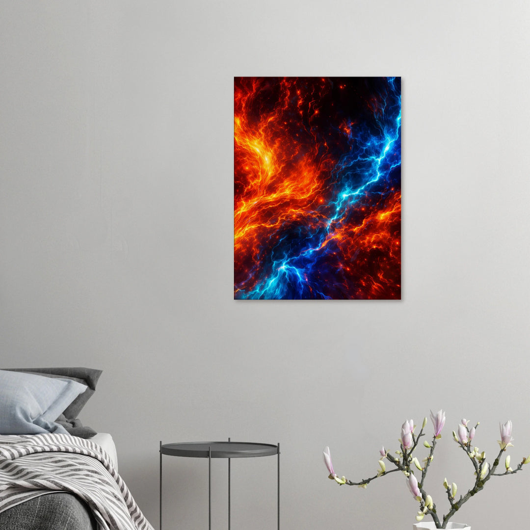 Colorburn Theory – Wo Feuer und Energie kollidieren - Simpls space print - Print Material