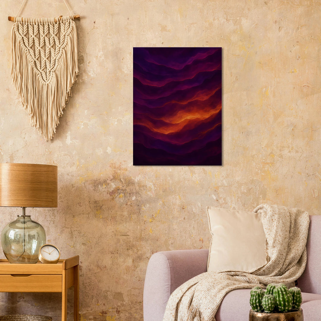 Twilight Layers – Die stille Tiefe zwischen Tag und Nacht - Simpls space print-Print Material